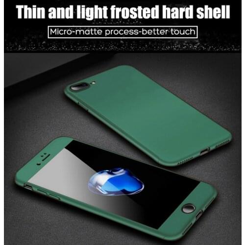 360 Full Protective Phone Case For iPhone 12 Mini SE 2020 12 11 Pro Max X XR XS 8 7 6 Plus Hard Back Cover with Screen Protector