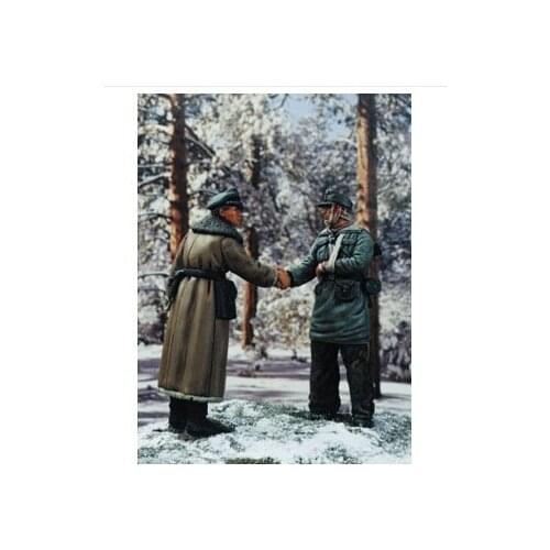 1/35 Resin Model Building Kit Figure 2 old people are condolences