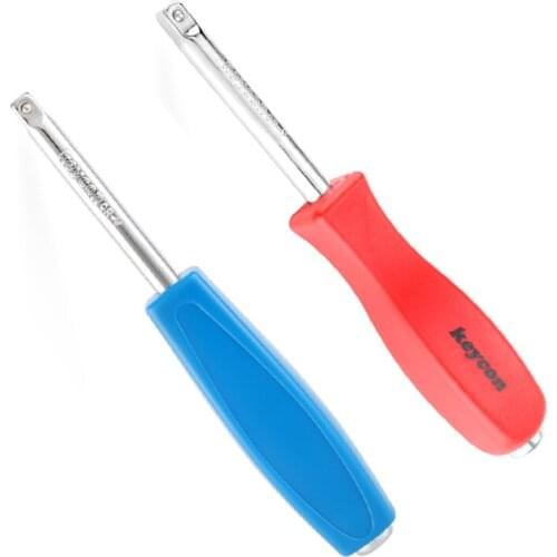 1/4"(6.35mm) Screwdriver Handle Chromium Vanadium Steel Screwdrivers Multi-function Square Socket Bit Holder Screw-driving Tools