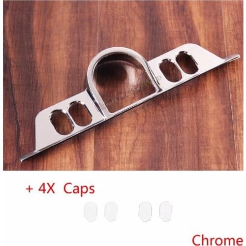 1X Chrome Switch Dash Panel Accent Cover&Inserts For Harley Touring Electra Street Glide FLHX 1996-2013