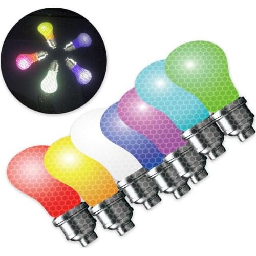 14pcs Car Styling Reflective Lights Stickers For Car Home Wall Party Holiday Festive Reuse Decorations Bulbs Stickers and Decals