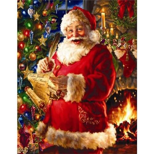 Diamond Embroidery 5D DIY Diamond Painting Christmas Santa Claus Diamond Painting Cross Stitch Rhinestone Mosaic Gift