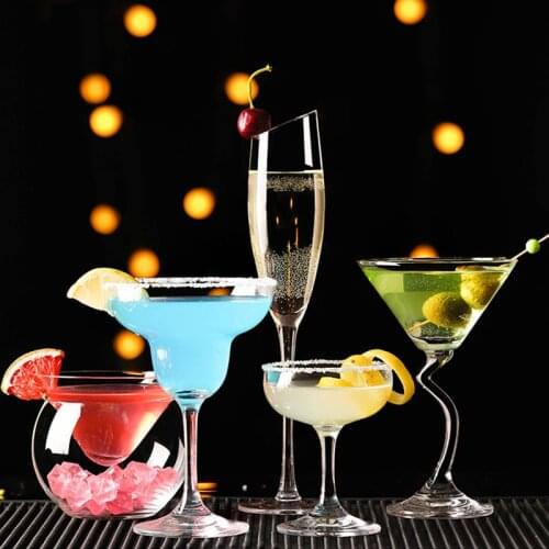 Cocktail Glass Wine Beer Juice Whiskey Boron Martini Wine Cup Champagne Goblet Cup Bartender Drinking Cup Club Bar Party Wedding
