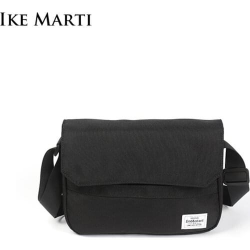 IKE MARTI Brand Men Messenger Bag Small Waterproof Shoulder Bags For Men Business Travel Crossbody Bags 2021 Male Mini Bags
