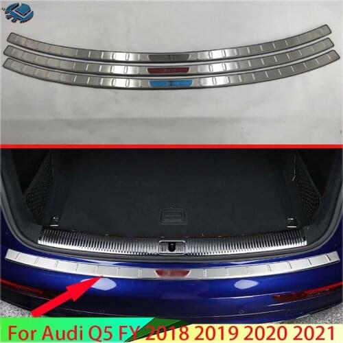 For Audi Q5 FY 2018 2019 Decorate Accessories rear bumper protection window sill outside trunks decorative plate pedal