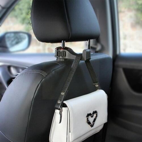 Car Headrest Hook Phone Holder Seat Back Hanger For Rear Clips Stand Hanging Tablet Phone Cradle Bracket Seat Watching Mobi Q3F7
