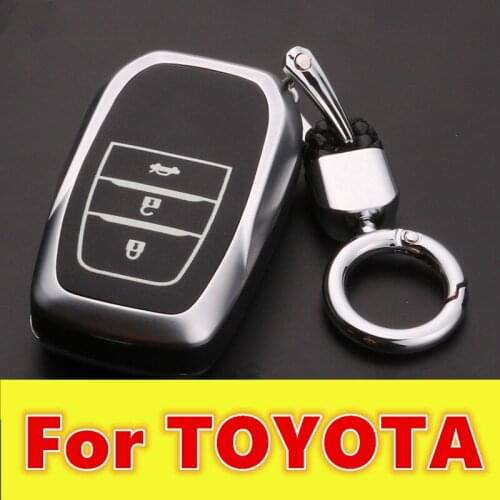 For TOYOTA Highlander rav4 PRADO LAND CRUISER High-end car key bag personality creative car key case car gift accessories