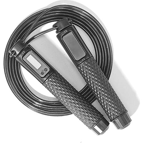 Home Steel Wire Portable Skipping Rope Cordless Intelligent Counting Skipping Rope Adult Fitness Weight Loss Exercise