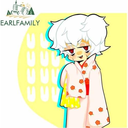 EARLFAMILY 13cm x 12.2cm For GINTAMA Creative Car Stickers Vinyl Material Decal Waterproof Graffiti Sticker Decoration