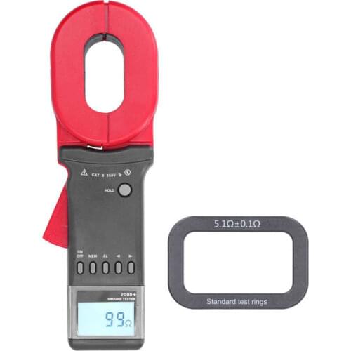 ETCR2000 0.01-1200Ω Clamp Ground Earth Resistance Tester Meter Digital Clamp Meter