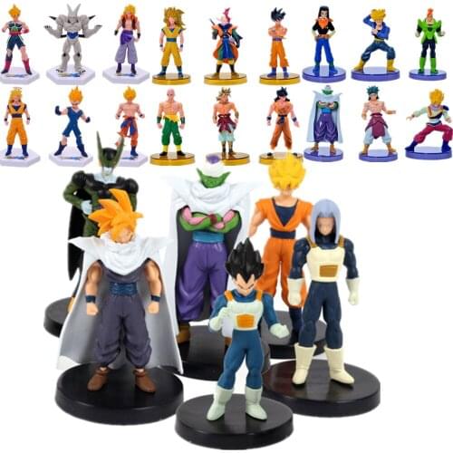 Anime Dragon Ball Series Goku Vegeta Frieza Super Saiyan PVC Model Figure Doll Limit character Good Collection Toys Gift