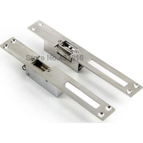 KT-LK10 DC12V Brushed Stainless Steel Electric Strick Lock Fail-safe/ Fail-secure Left/right open Optional