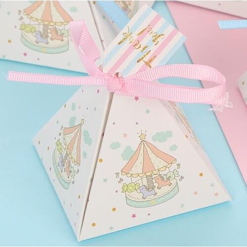 Carousel Candy Box For Party Gift Birthday Decoration Baby Shower Souvenirs Party Decoration Wedding Favors Gifts