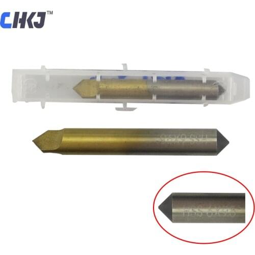 CHKJ Titanium Coated HSS Key Cutter For Milling Machine 95 Degree Cutting Machine Guide Pins Flat Knife Drill Bit Locksmith Tool
