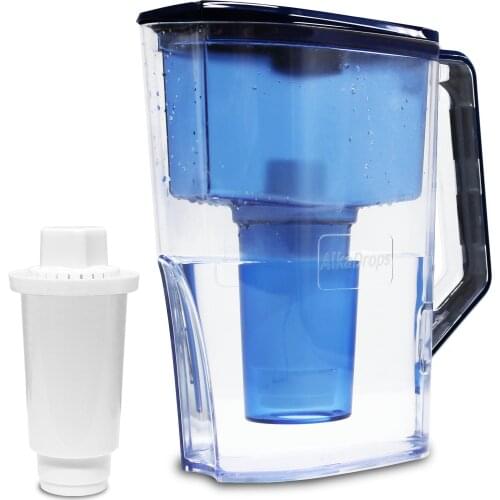 Alkaline Water filter Pitcher (WP6)-7 Stage water Ionizer prifier to Purify Increase PH Levels and provides low negative ORP