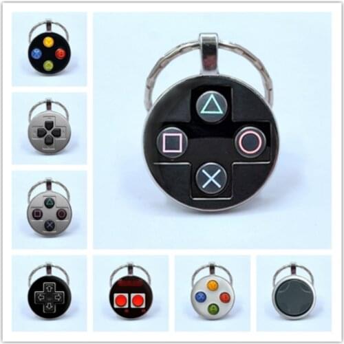 HOT/ Brand Game controller key chain geeky boyfriend perfect gift idea jewelry video game controller pattern keychain