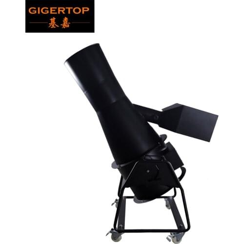 Flight Case Packing Big Size 1300W Electric Fan Color Paper Confetti Machine with Bracket Roller Manual Control For Wedding Club