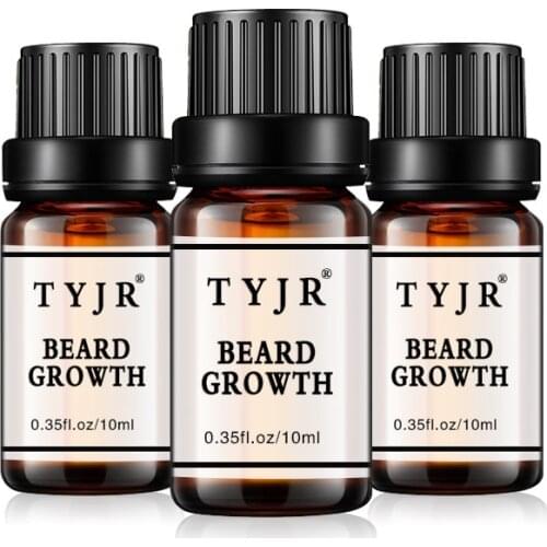 Men Beard Oil 10mL Fast Growth Moisturizing Facial Treatment Eyelashes Care Nourishment SSwell