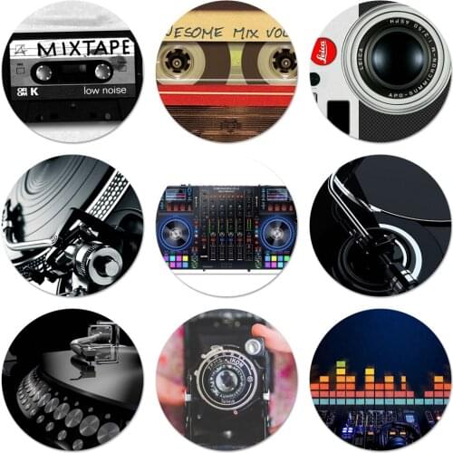 Cartoon Hand Dj Turn Table MixTape Camera Luxury Cool Kitchen Home Decor Refrigerator Magnetic Stickers Opener Beer Coke