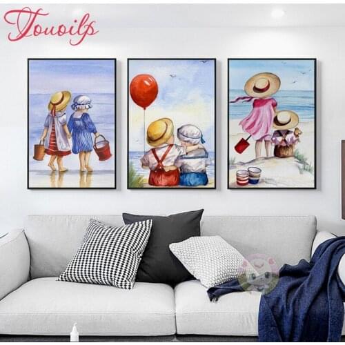 3 pcs/set,DIY 5D Full Diamonds Embroidery Boy and girl 5d Diamond Painting Cross Stitch Kits Rose,Diamond Mosaic Home Decoration