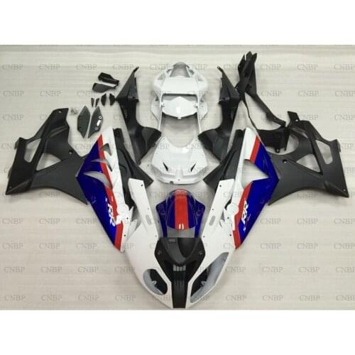 S1000 RR 2010 - 2014 Bodywork S1000 RR 2013 Fairings for BMW S1000 RR 11 12 Black White Fairing