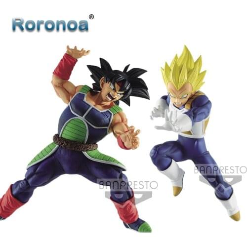 RORONOA Original Banpresto D B Super CHOSENSHIRETSUDEN Ⅱ SSJ Vegeta Bardock Action Figure Collectible Model Figurines Brinquedos