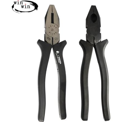 Electrician Wire Pliers Imported Powerful Pliers Oblique Jaw Pliers Multi-Functional Tip-Toe Pliers Tiger Pliers Cut Pliers Long