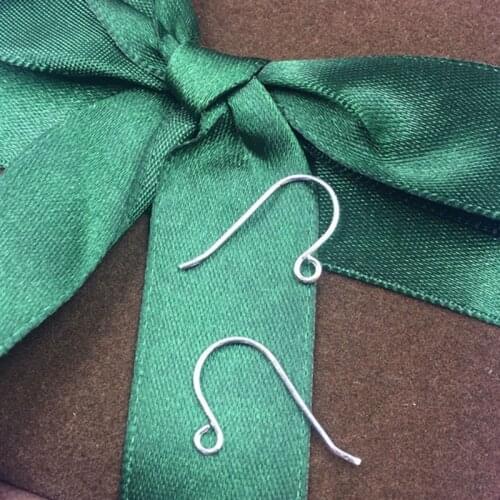 " Fake One Penalty Ten " 20Pcs=10Pairs/Pack (Mark 925) 925 Sterling Silver Earring Claps Hooks Jewelry Accessories Findings