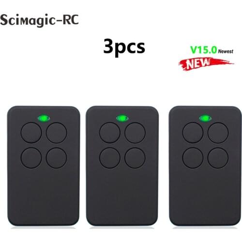 3pcs Garage Door Gate Remote Rolling Code Remote Control Duplicator Gate Control Garage Command