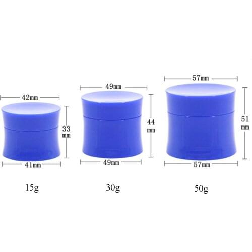 15g/30g/50g Empty Tight Waist Container Empty Travel PP Facial Cream Jar Cosmetic Box Cosmetic Packaging Refillable Bottle