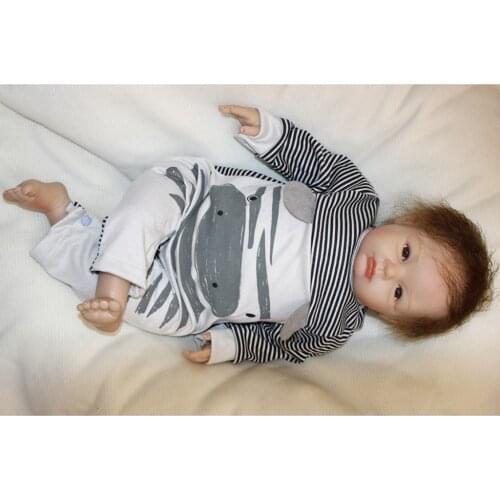 Newborn Size Lifelike 20 Inch Reborn Baby Girl Doll Native American Toddler Doll – 100% Safe Silicone Limb & Cotton Body