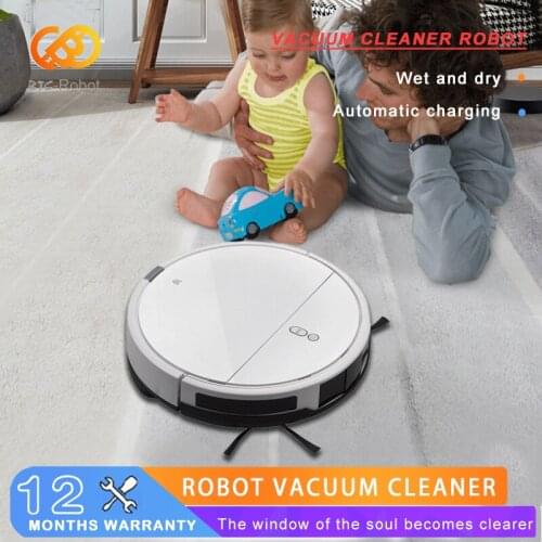 Smart Home Vacuum Cleaner Robot, Sweeping Robot, Area Cleaning, Wet Mop Disinfection