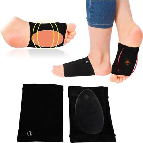 1pair Heel Orthotic Plantar Fasciitis Arch Support Sleeve Cushion Foot Pain Relief Support Sleeve Arch Socks Pad