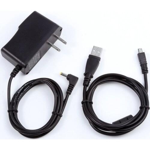 AC Wall Battery Power Charger Adapter+USB PC Cord for Kodak Easyshare M 381 M381