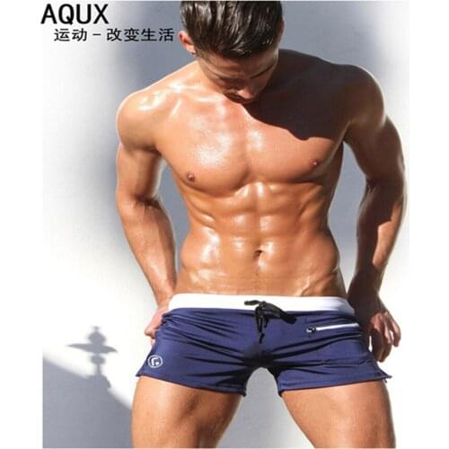 Summer fashion mens shorts casual fitness shorts breathable quick-drying beach casual fitness swimsuits fashion angle shorts