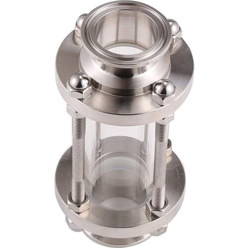 2" Sight Glass Tri Clamp Ferrule 64mm fit 51mm pipe Fitting Homebrew Diary