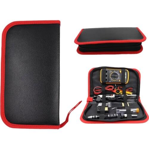 Timostention hardware tool storage bag electric soldering iron pliers accessories scissors tweezers universal meter Place bag