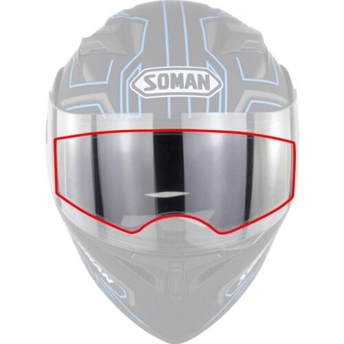 Universal Anti-fog Patch Visor Lens for Motorcycle Full Open Face Helmet Lens Anti-fog Film Motorcross Moto Lens Antifog Film