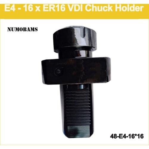 NUMOBAMS High Accuracy 48-E4-16x16 VDI ER16 Chuck Holder Free Shipping