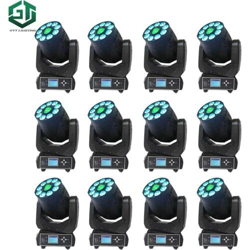12pcs/lot Stage DJ Disco nightclub Bar Light 9x18W RGBWAUV 6IN1 LED + 90W LED Gobo Moving Head Wash Spot DJ design 90W led spots