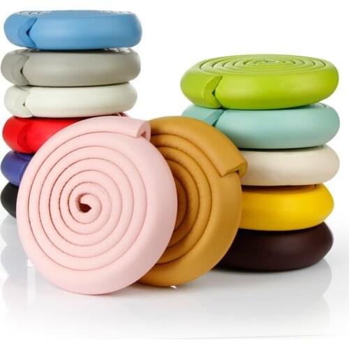 2M Baby Safety Table Desk Edge Guard Safe Protection Children Bar Thick Furniture Bumper Corner Protector With Double-side Tape