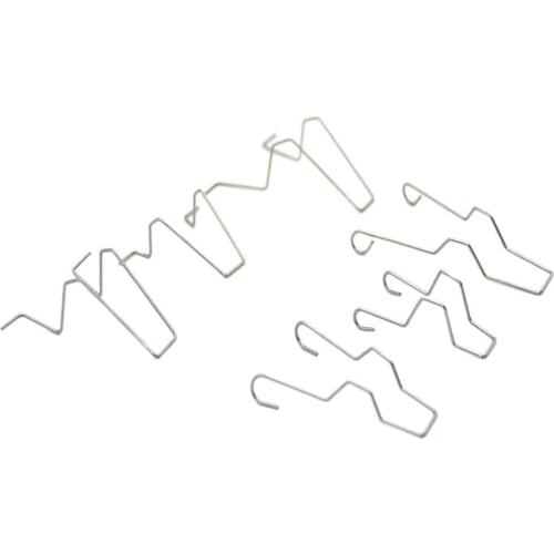 6pcs Headlamp Headlight Dip Dipped Beam Head Lamp Bulb Retaining Spring Clip Clamp 2 Types For H1 H3 H4 H7 Car Headlamp Buckles