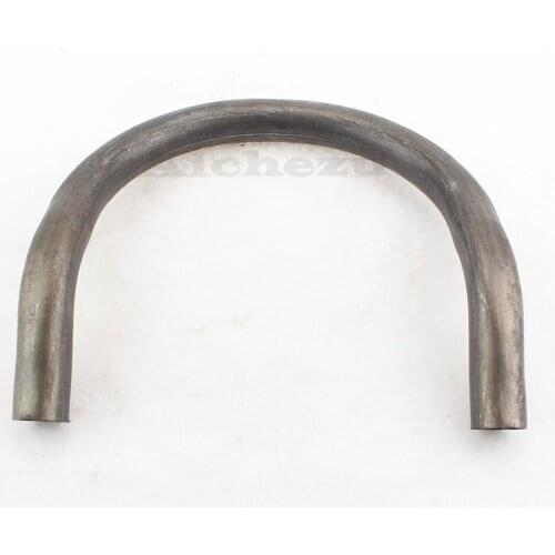 ACZ Motorcycle Universal 1pc 230mm Retro Upswept Kick Up Rear Seat Frame Hoop Loop Tracker End 1" 25mm Cafe Racer