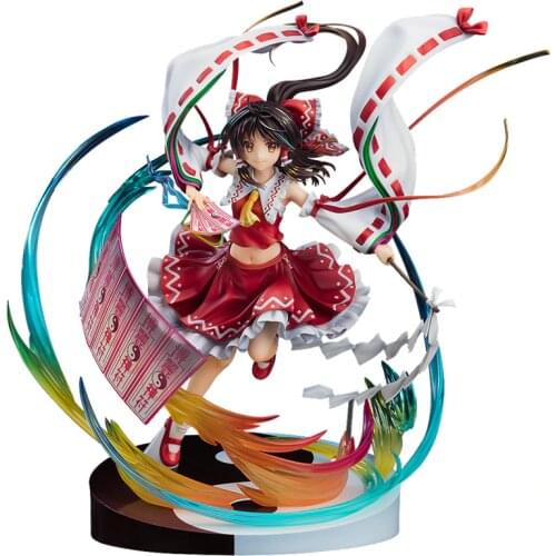 Pre-Sale Touhou Project Hakurei Reimu Anime Figures Cute Cartoon Character Model Desktop Ornaments Collectibles Model Toys