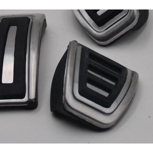 Car Stainless Steel Accelerator Pedals Pads For VW Bora Golf 4 IV Jetta X3
