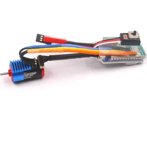 Brushless upgrade Leopard LBA1625 4300KV sensored brushless inrunner motor with 45A sensored ESC combo for RC 1/24 1/28 car