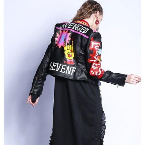 Женские модные кожаные куртки BSLBCNA China At AliExpress