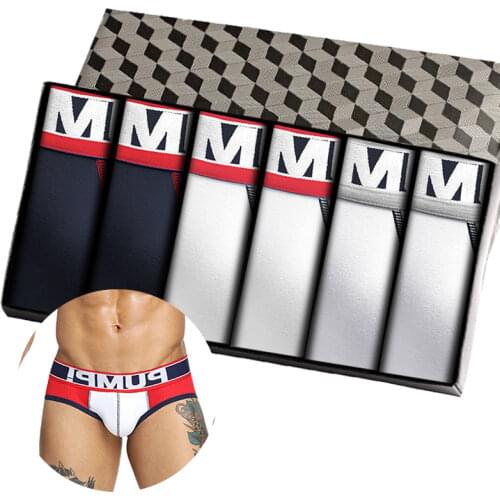CMENIN Men's Leather Briefs