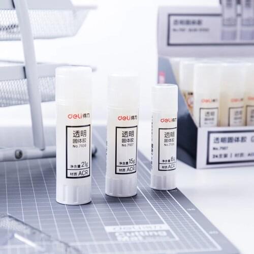 Deli School&Office Supplies solid glue 1pec 8g Strong Adhesives solid glue stick for Children solid glue 1pcs