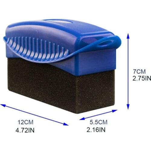 R3MD Wheel Polishing Waxing Sponge Tire Brush Cleaner Car Tire Cleaner for Protect Hand from Oil Dirt